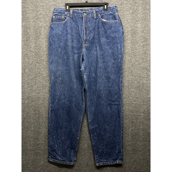 Levi's Denim - Vintage 80s Levi‎ 19505-0214 Made in USA Classic Jeans Women Size 22 Dark Wash